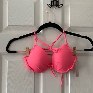 Victoria’s Secret Push Up Bikini Top, NWT 32C